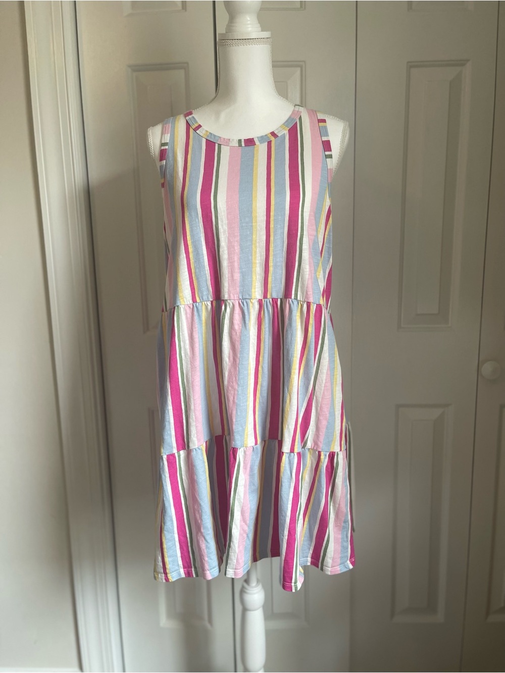 Multicolor Stripe Summer Dress